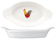 Handled Dish oval ovenproof